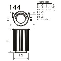Filtre à Air Green VOLKSWAGEN EOS (1F7/1F8) 2,0L FSI 150